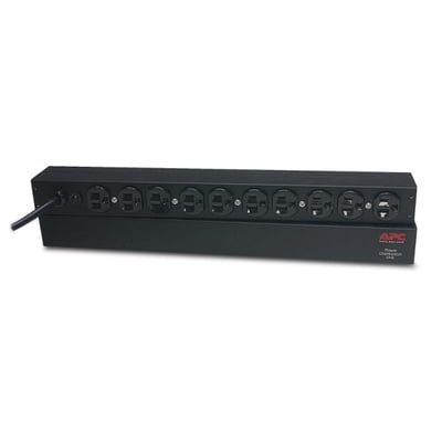 APC Rack PDU, Basic, 1U, 15A, 120V, (10)5-15